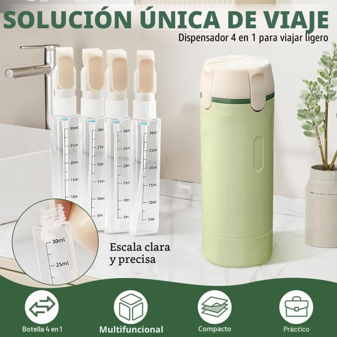 AIRA™ 4-in-1 Travel Dispenser